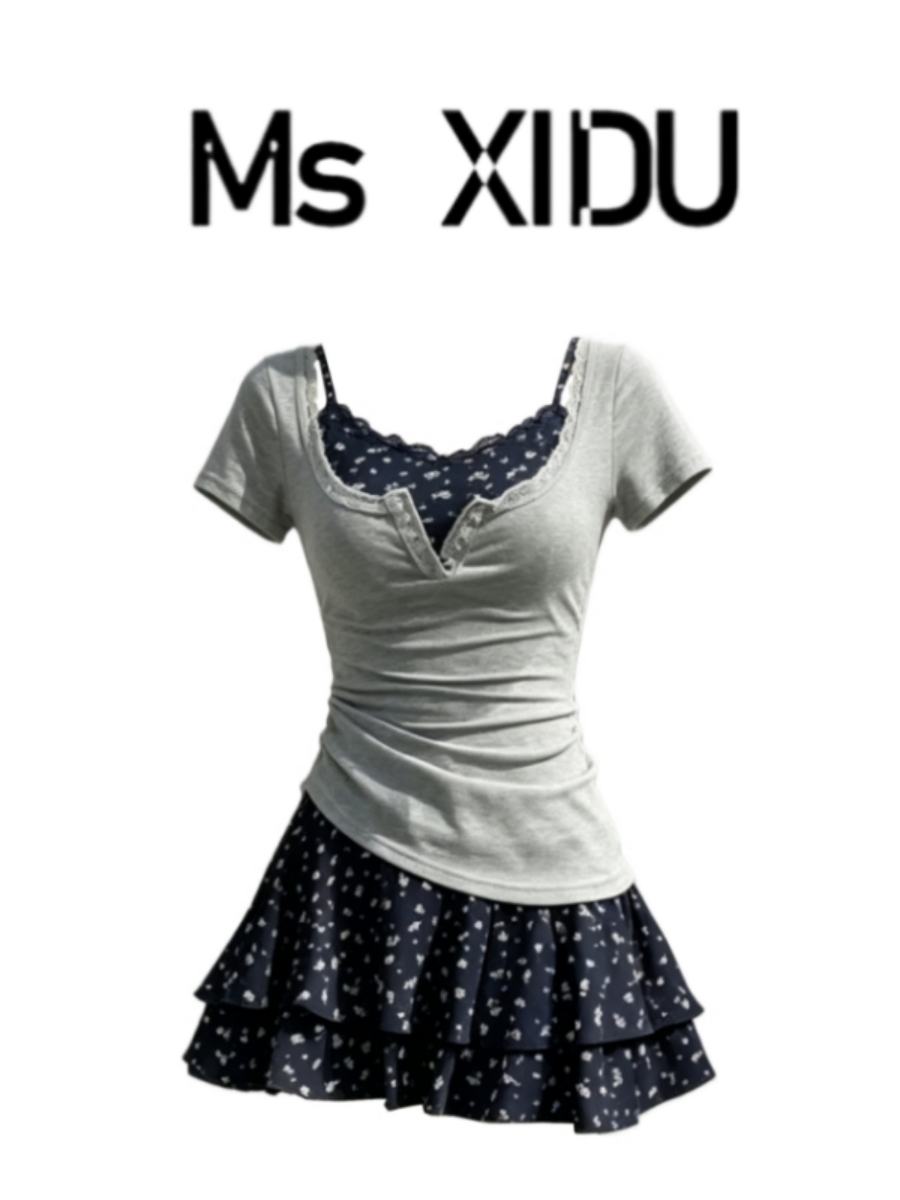Koreaanse stijl zomeroutfitset - Korean Style A Line Shirt Dress recensie en prijs