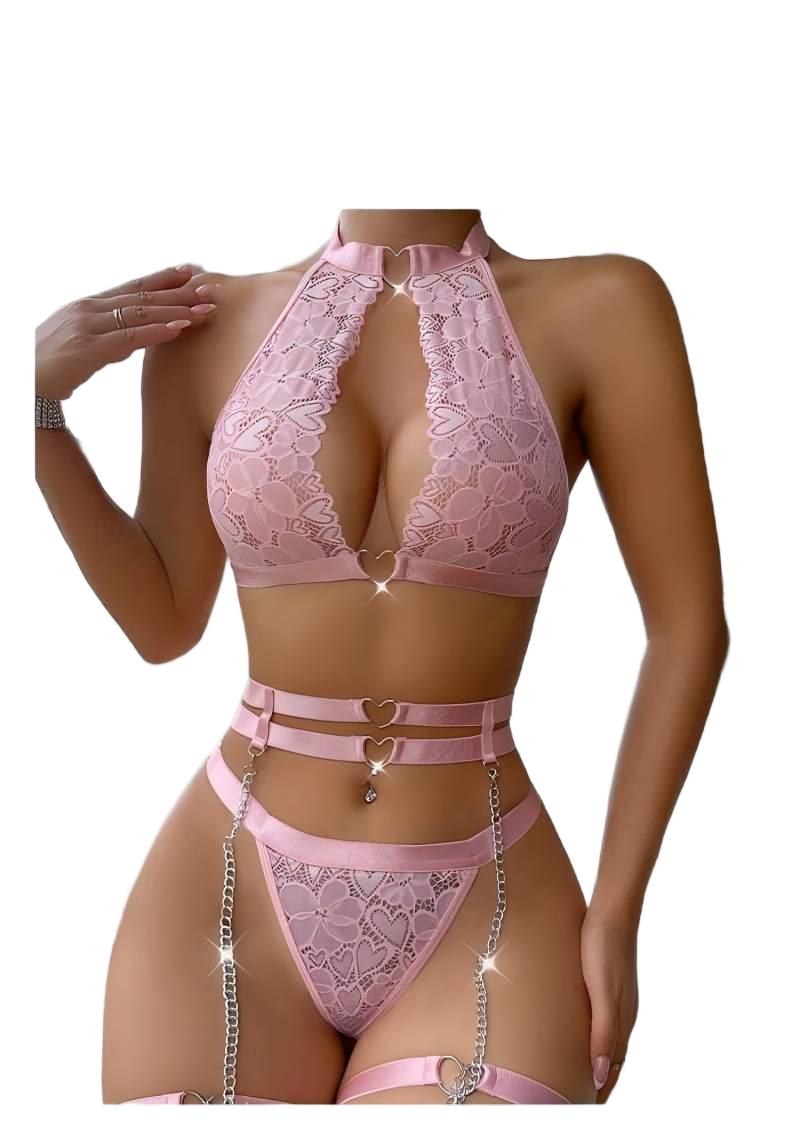 Sexy lingerie set push-up kant - Lingerie recensie en prijs