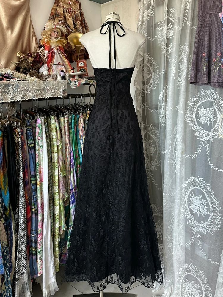 Y2k Vintage Halter Mouwloze Ju - Y2K Backless Halter Mini Dress recensie en prijs