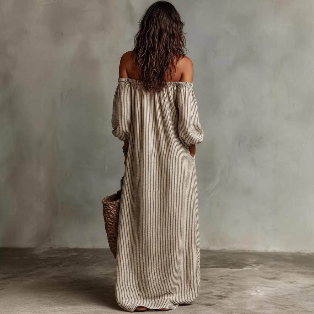 Lente Zomer Dames Off-shoulder - Off Shoulder Puff Sleeve Sundress recensie en prijs