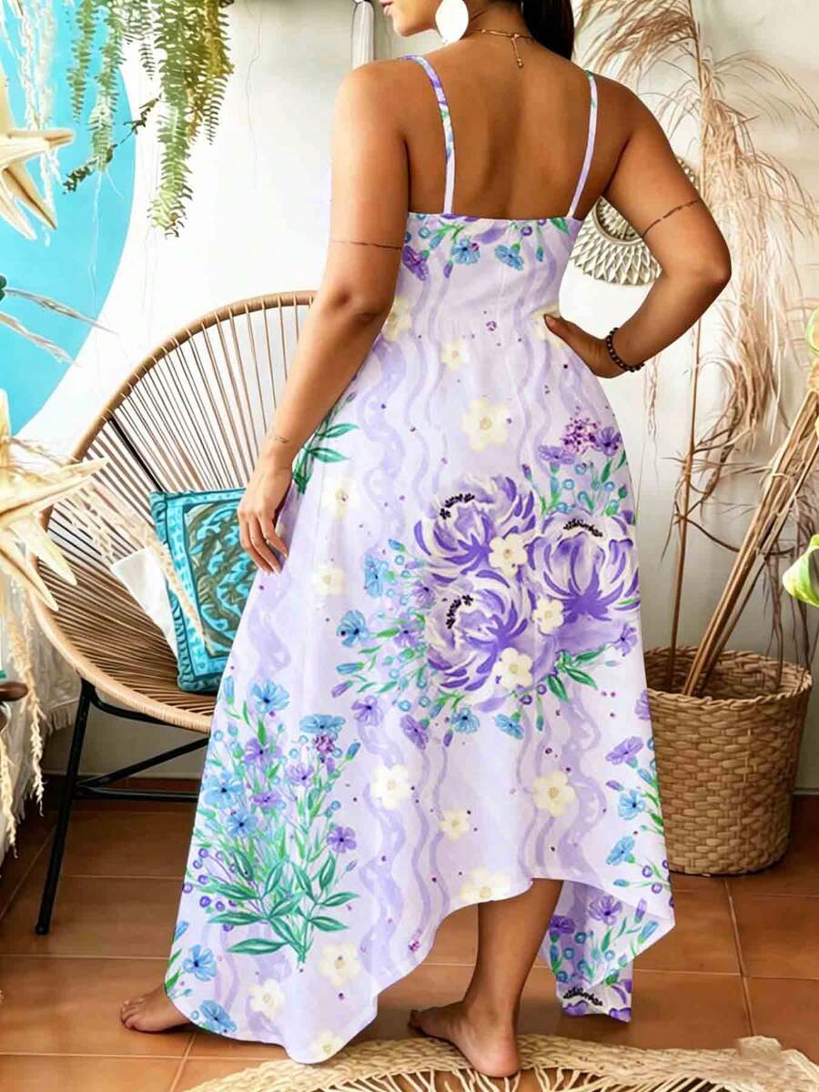 Bloemenprint maxi-jurk met spa - Boho Summer Beach Maxi Dress recensie en prijs