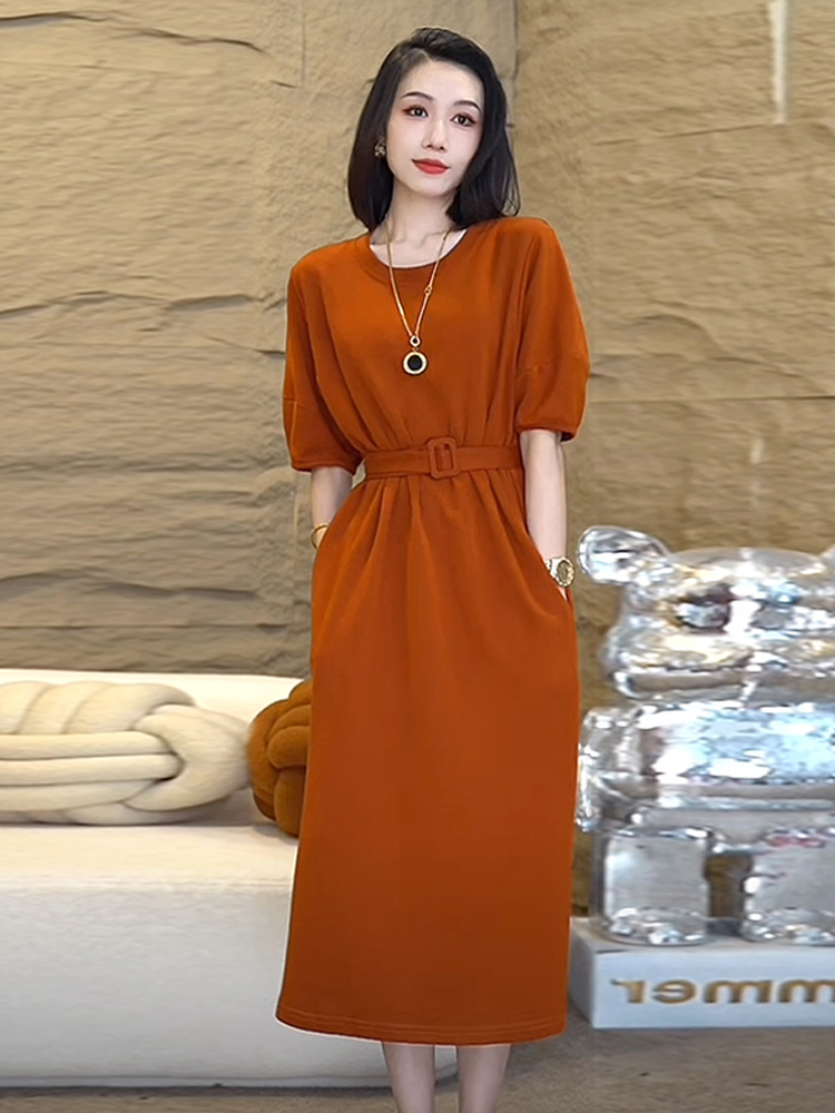 Klein Blue Dames Zomer Casual  - Korean Style A Line Shirt Dress recensie en prijs