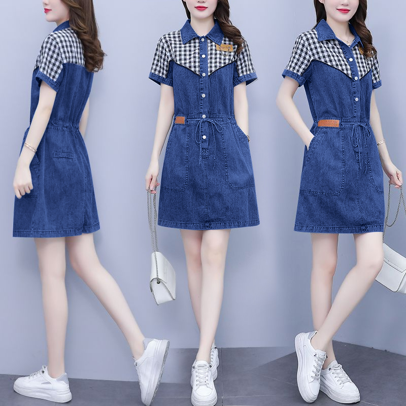 Plus Size Damesmode Overhemdkr - Korean Style A Line Shirt Dress recensie en prijs