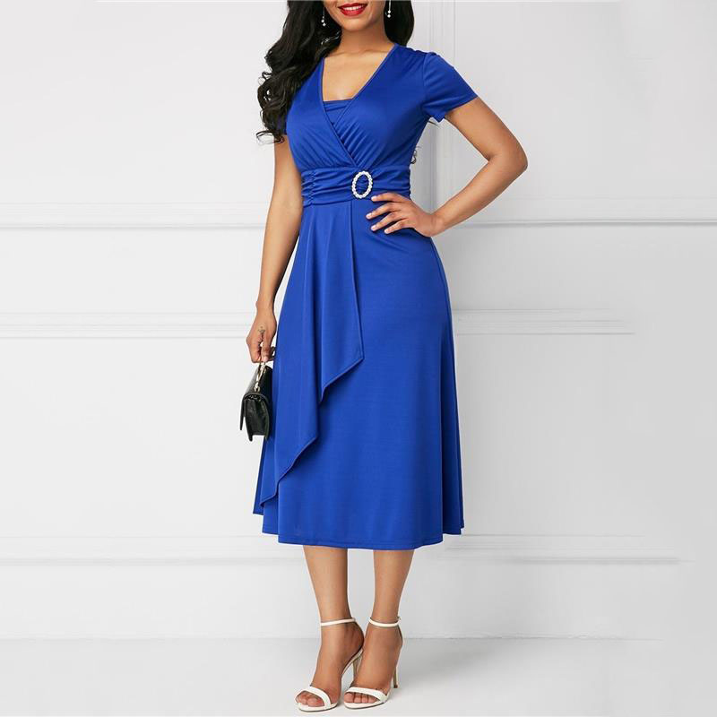 We.Fine Jurk Vrouwen Effen Kle - French Vintage Floral Midi Dress recensie en prijs