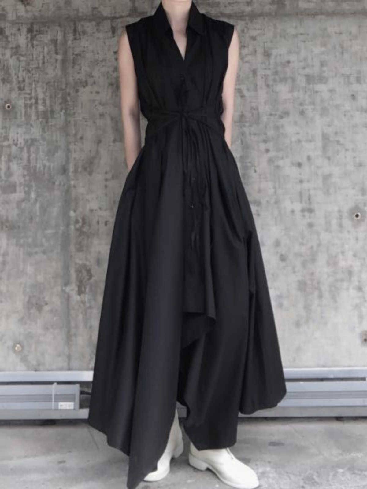 Donkere stijl onregelmatige ul - Korean Style A Line Shirt Dress recensie en prijs